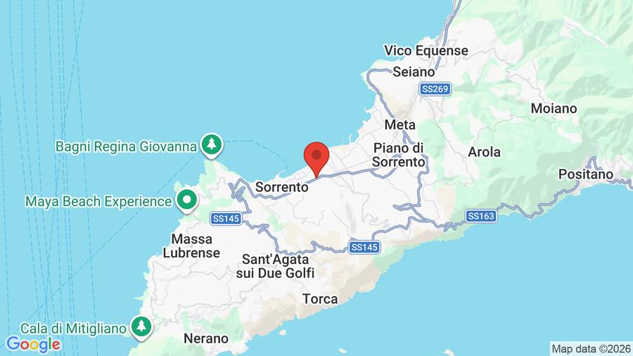 Mappa Hotel Gardenia Sorrento