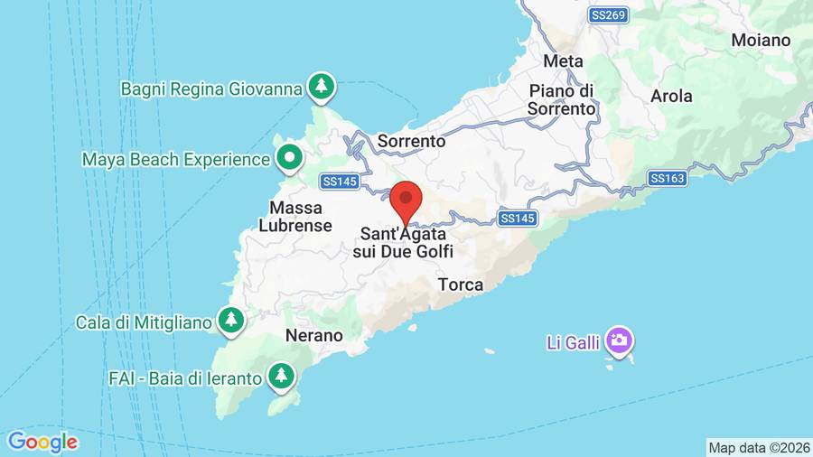 Mappa Hotel Iaccarino