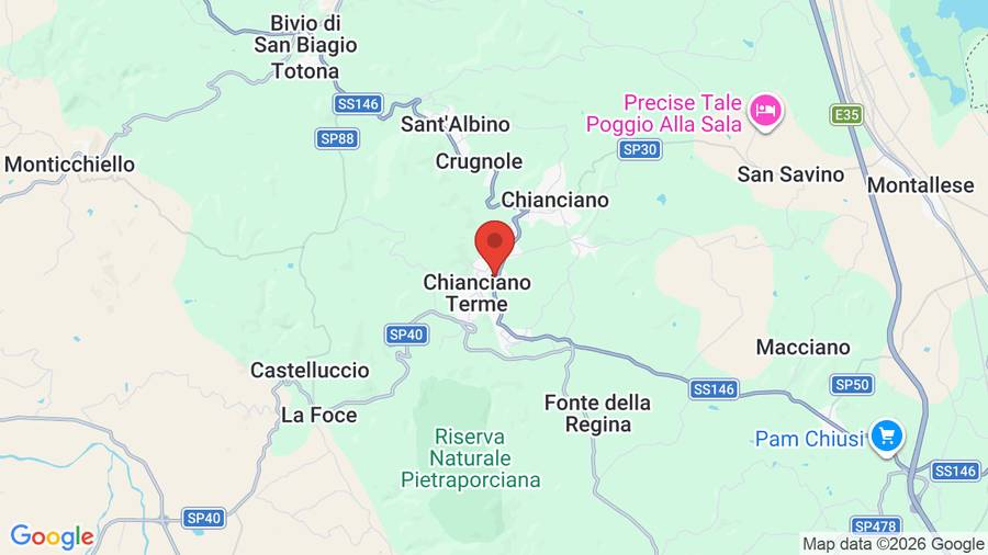 Mappa Hotel Montecarlo