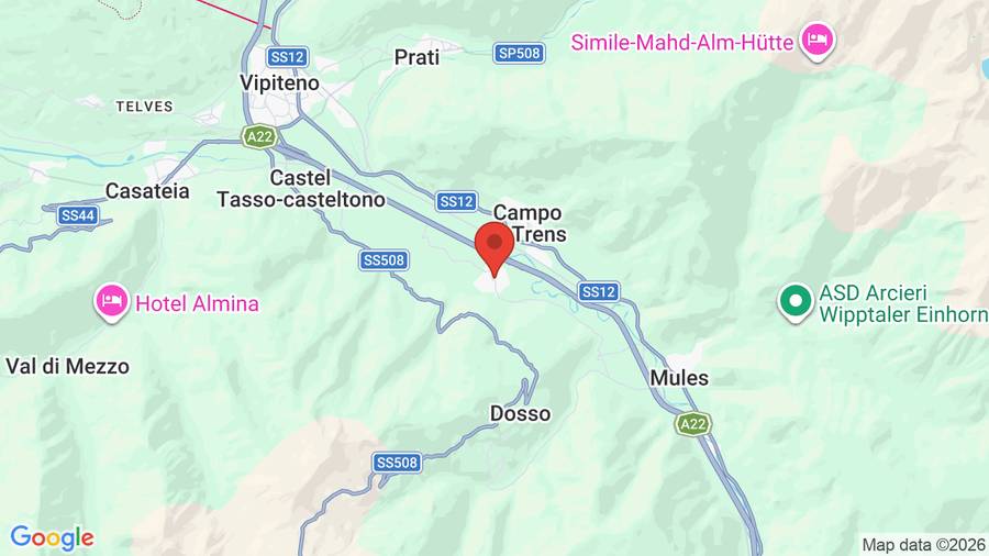 Mappa Hotel Wieser