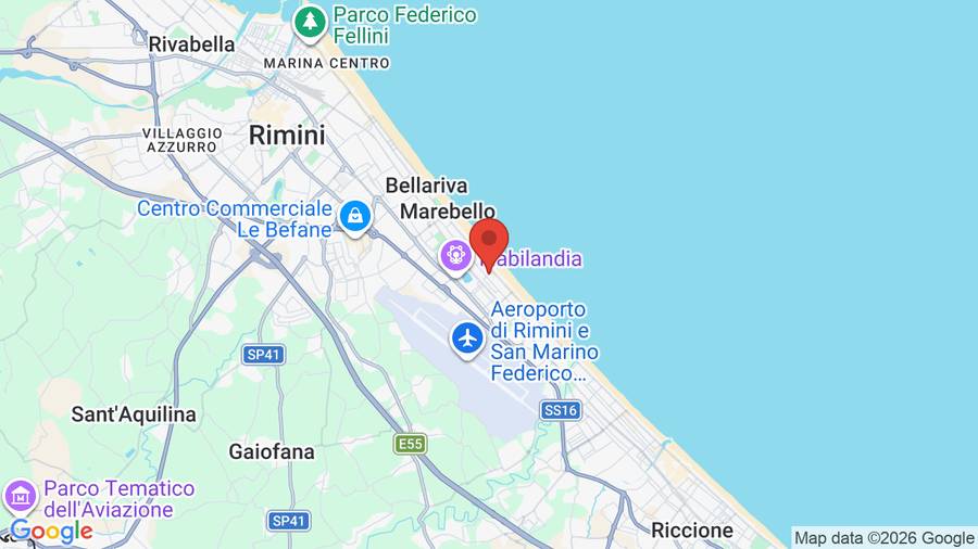 Mappa Hotel Ricci