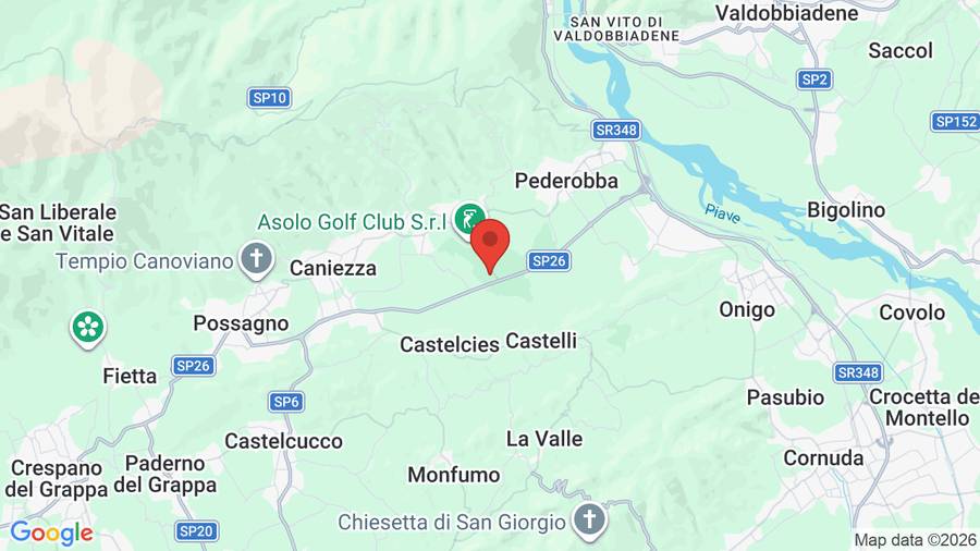 Mappa Hotel Canova