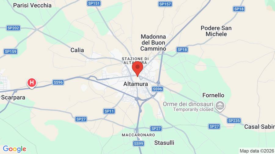 Mappa Hotel San Nicola