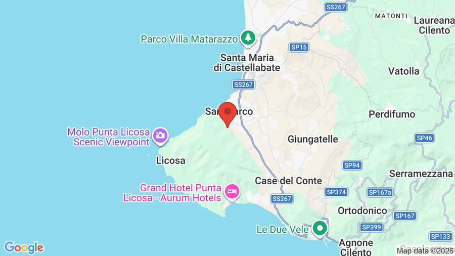 Mappa Hotel Hermitage