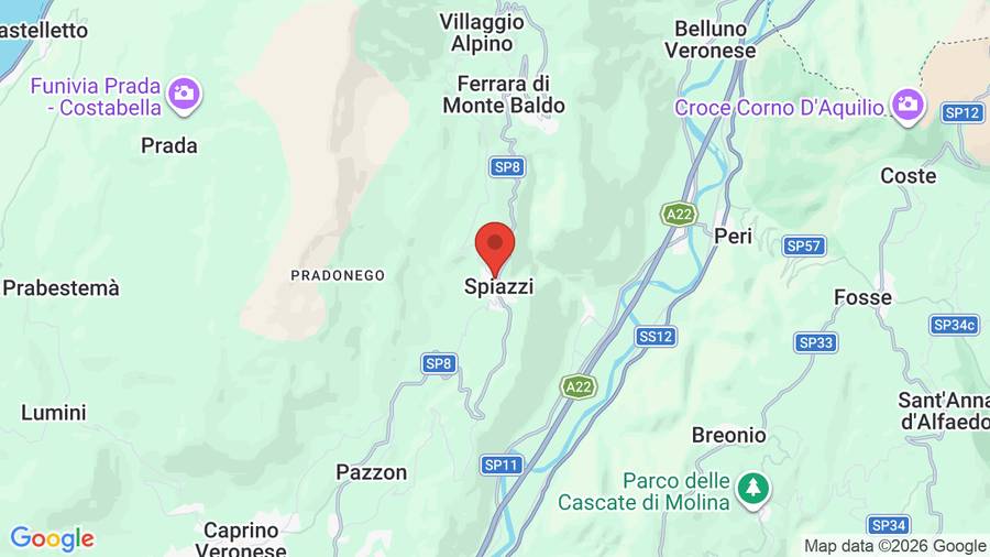 Mappa Hotel Belvedere