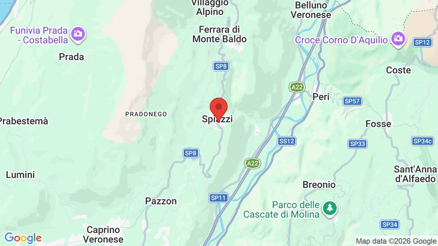 Mappa Parc Hotel San Pietro