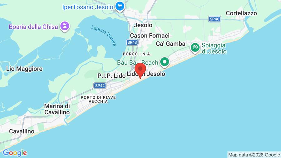 Mappa Hotel Vidi Miramare & Delfino
