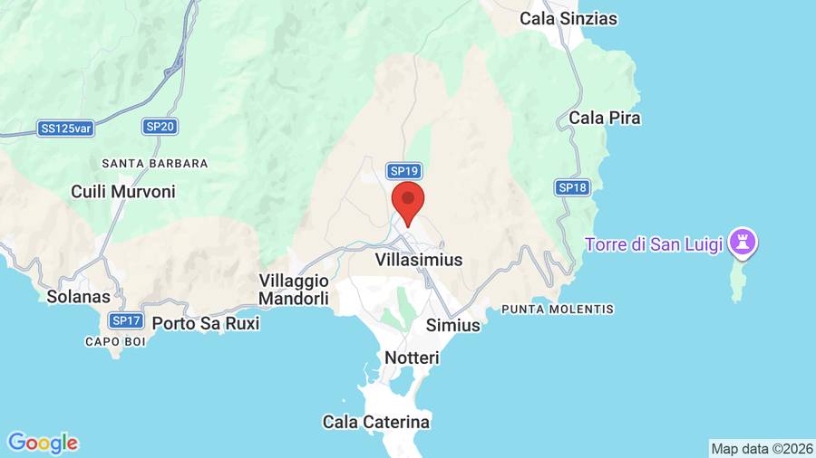 Mappa Residence Le Fontane
