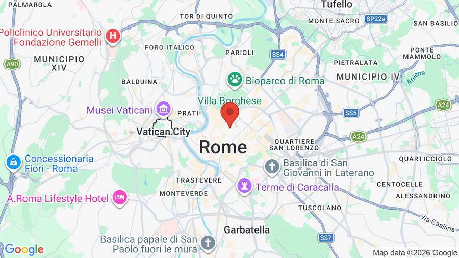 Mappa Rome Art Hotel