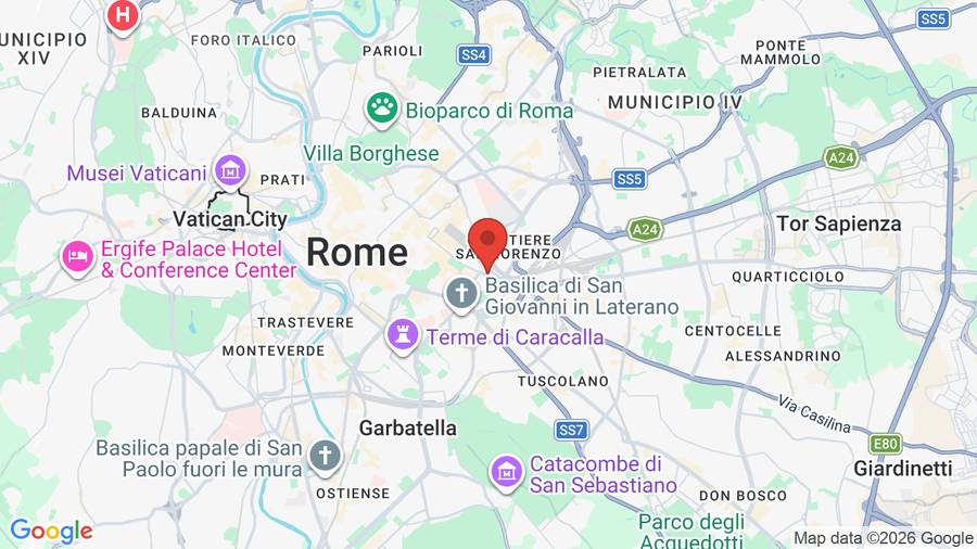 Mappa Hotel Best Roma