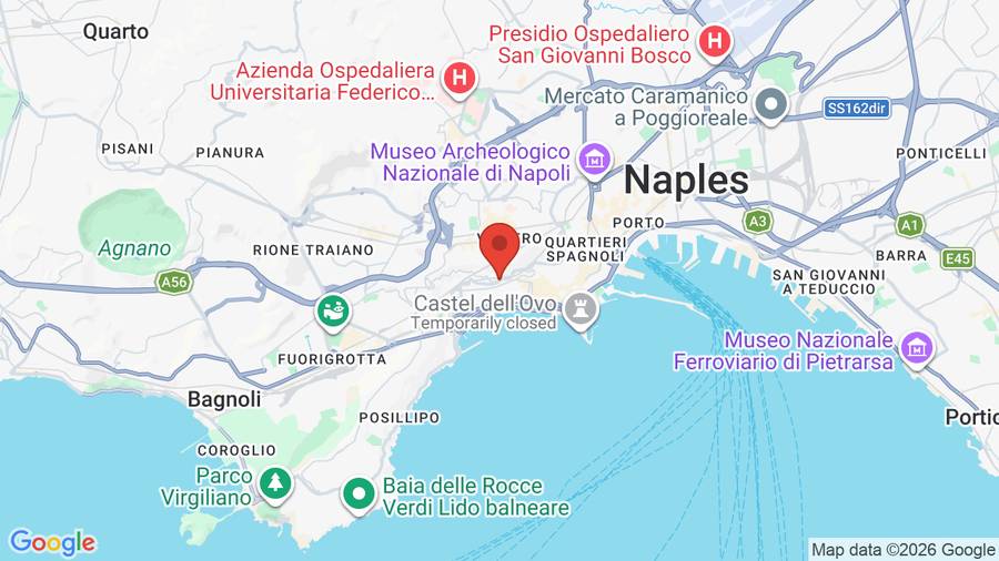 Mappa de Bonart Naples, Curio Collection by Hilton