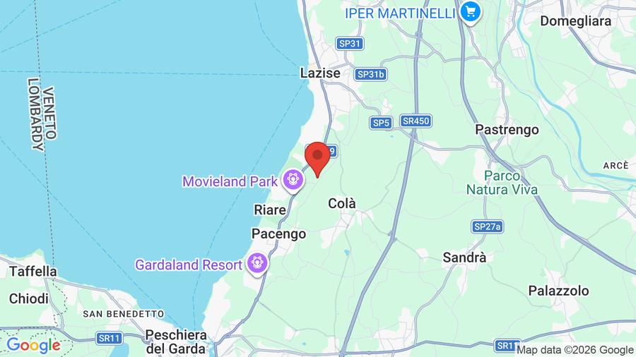 Mappa Leonardo Hotel Lago di Garda Wellness & Spa