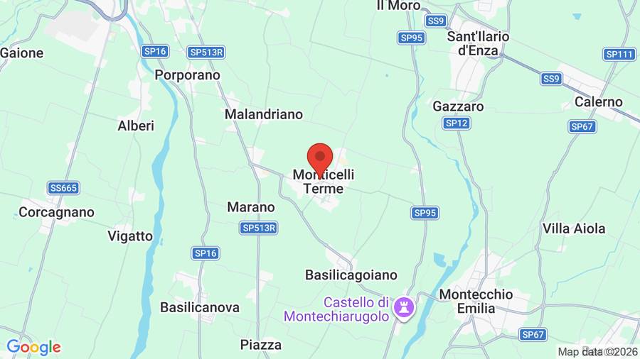 Mappa Hotel delle Terme