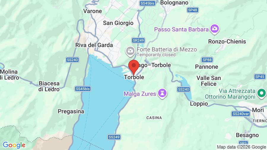 Mappa Hotel Vela