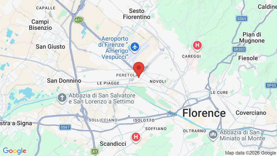 Mappa Hotel Mirage Firenze