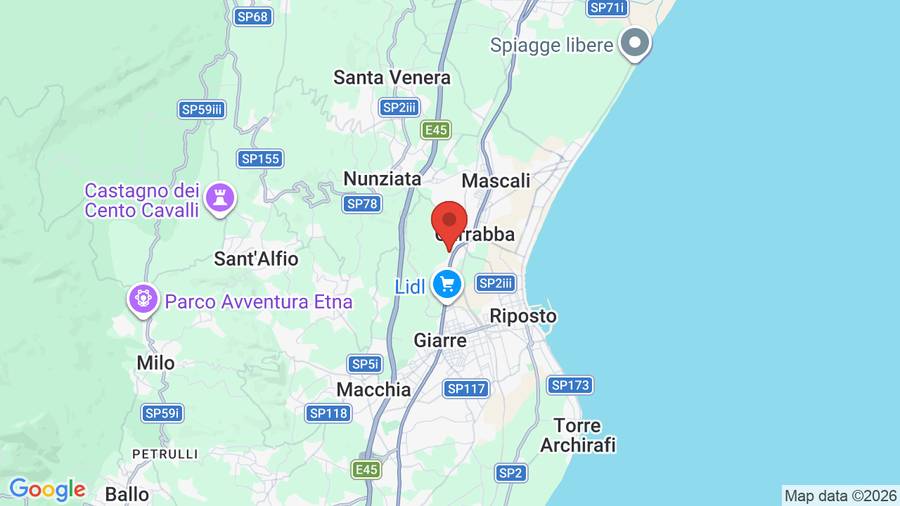 Mappa Etna Hotel