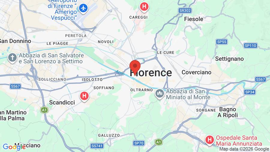 Mappa Hotel Palazzo Ognissanti