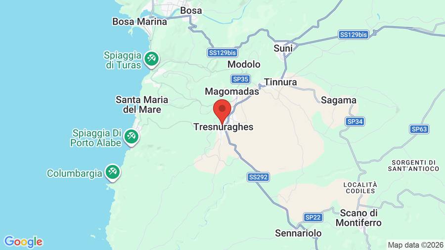 Mappa Hotel Villa Asfodeli