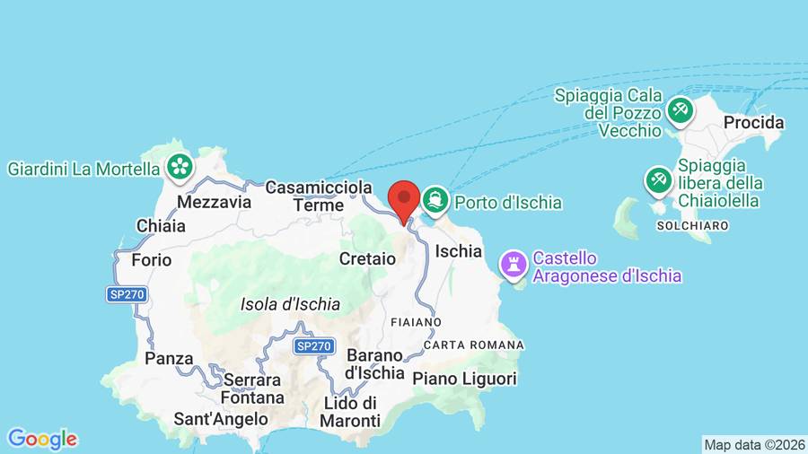 Mappa Hotel Don Pedro