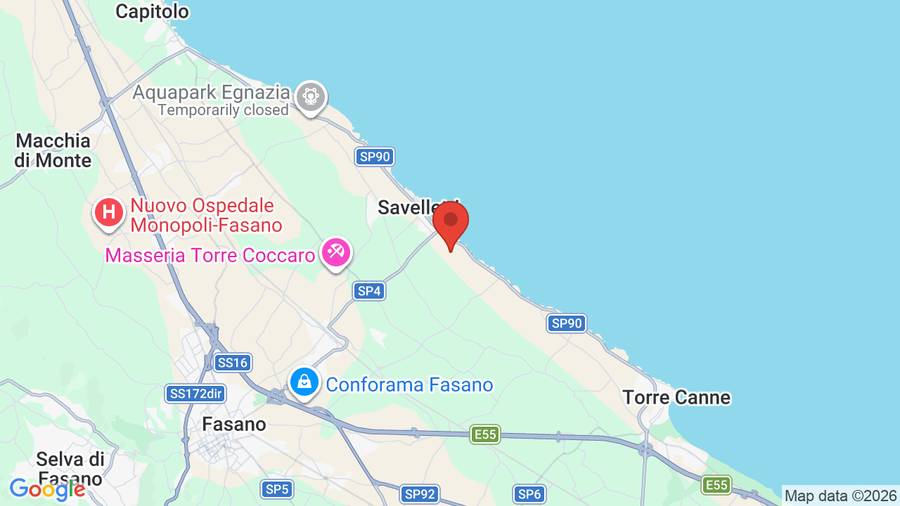 Mappa Mare Nostrum Hotel