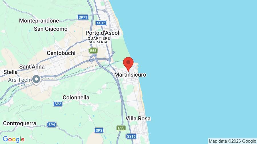 Mappa Hotel Mediterraneo