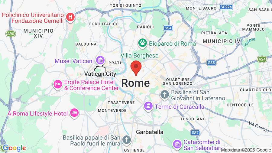 Mappa Boutique Hotel Trevi