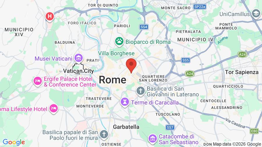 Mappa Hotel Torino