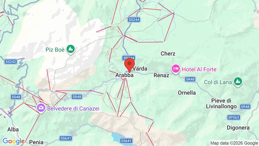 Mappa Hotel Evaldo