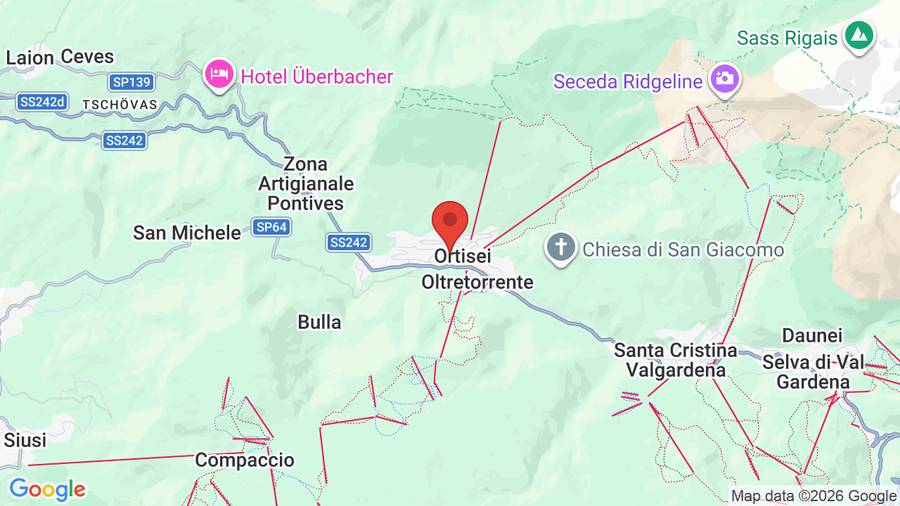 Mappa Garni Hotel Fortuna