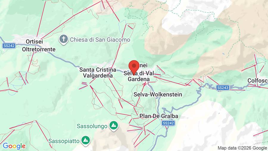 Mappa Hotel Monte44