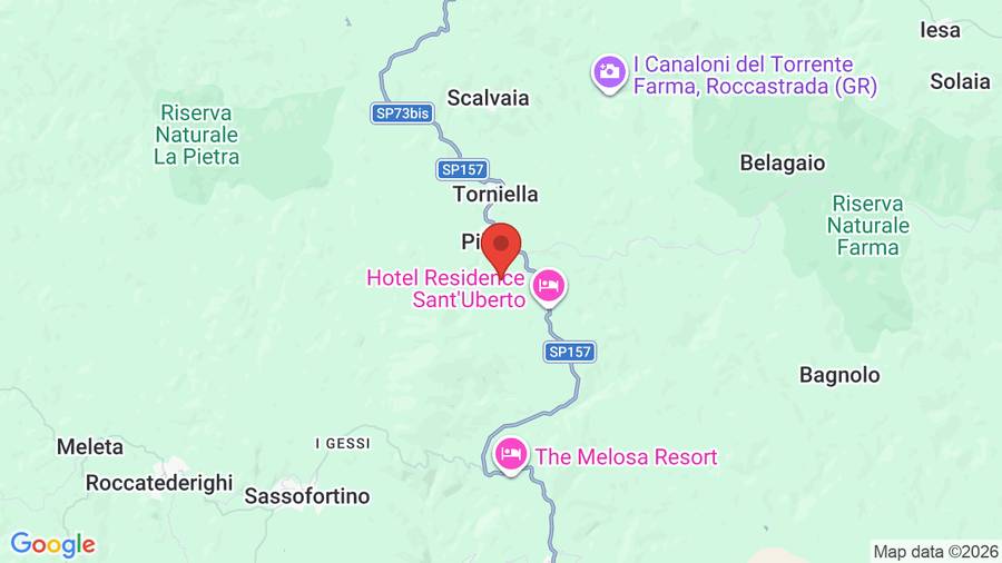 Mappa Hotel Residence Sant'Uberto