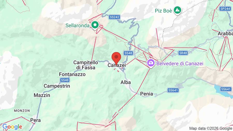 Mappa Croce Bianca Leisure & Spa Hotel