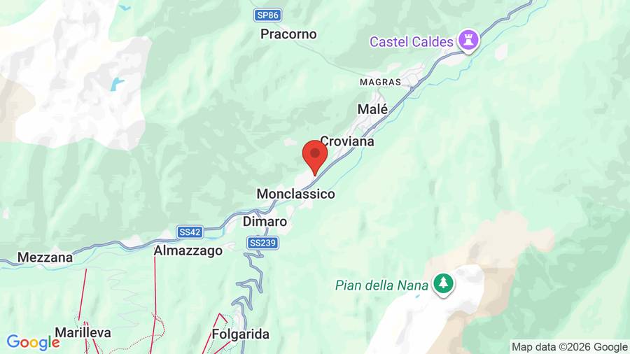 Mappa Hotel Garnì Maria