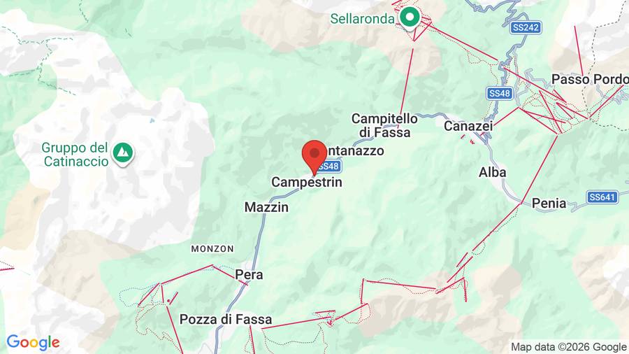 Mappa Soggiorno Dolomiti