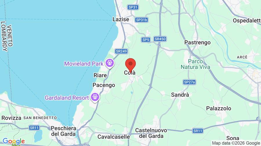 Mappa Hotel Villa dei Cedri
