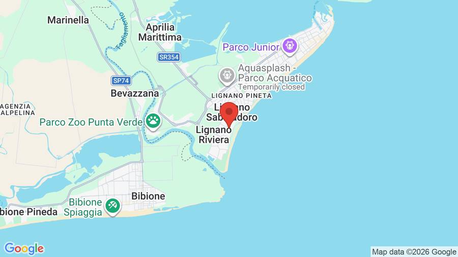 Mappa Hotel Meridianus