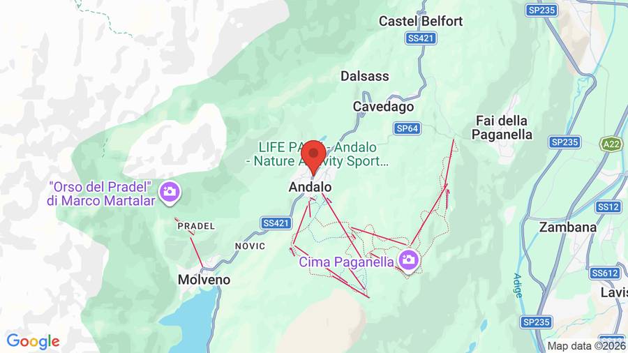 Mappa Hotel Ghezzi