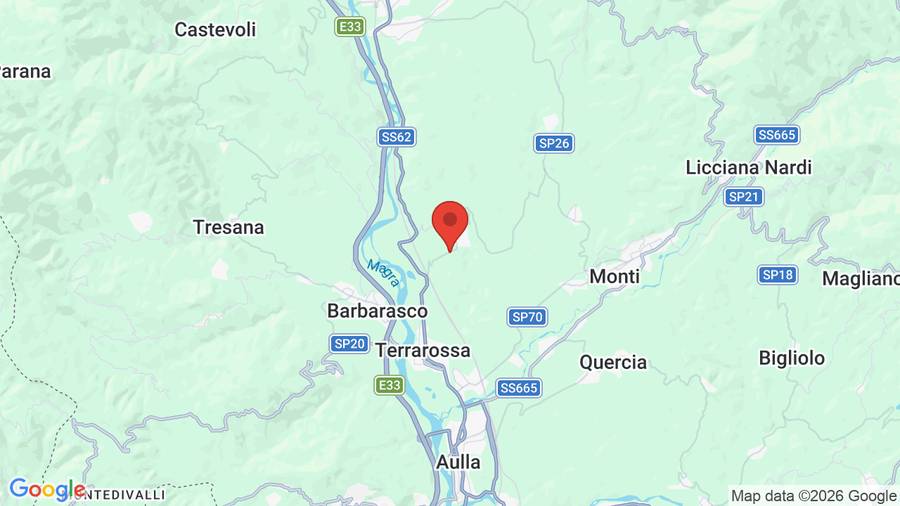 Mappa Agriturismo Podere Montese