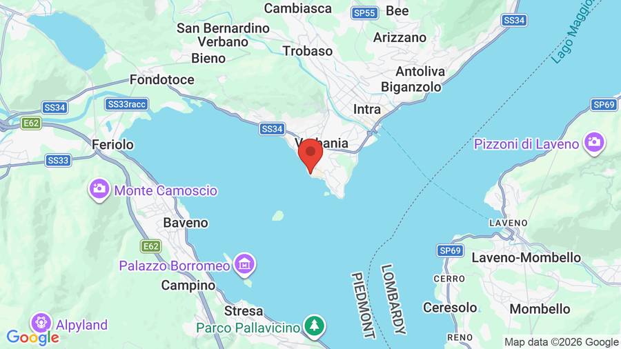 Mappa Hotel Pallanza