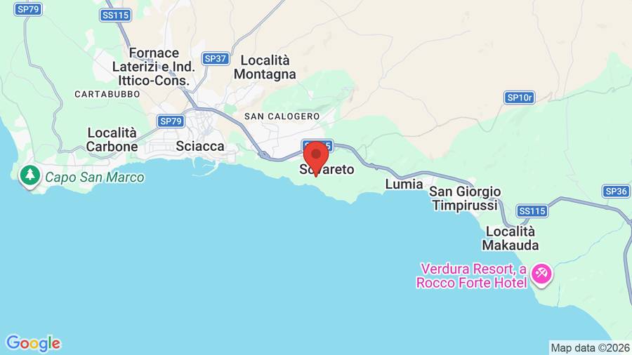 Mappa MClub Cala Regina