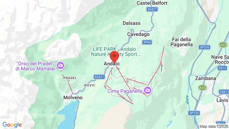 Mappa Sassdei My Active Suite Hotel