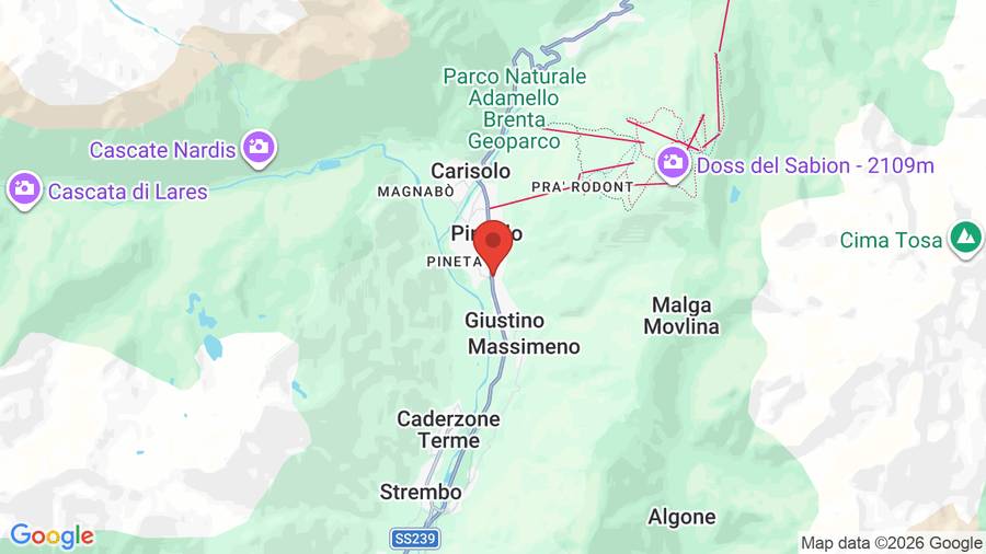 Mappa Hotel Residence La Locanda