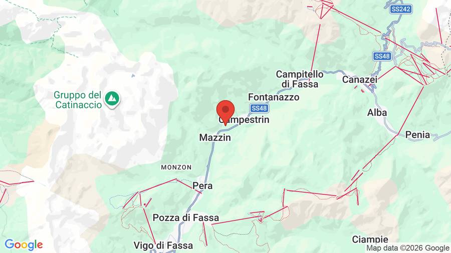 Mappa Club Hotel Regina e Fassa