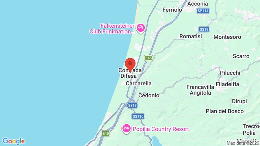 Mappa Tui Magic Life Calabria