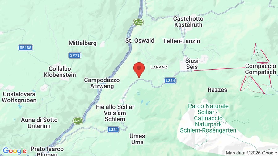 Mappa Hotel Perwanger