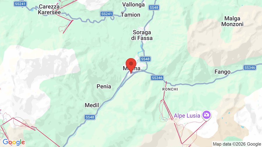 Mappa Active Alm Hotel Moena