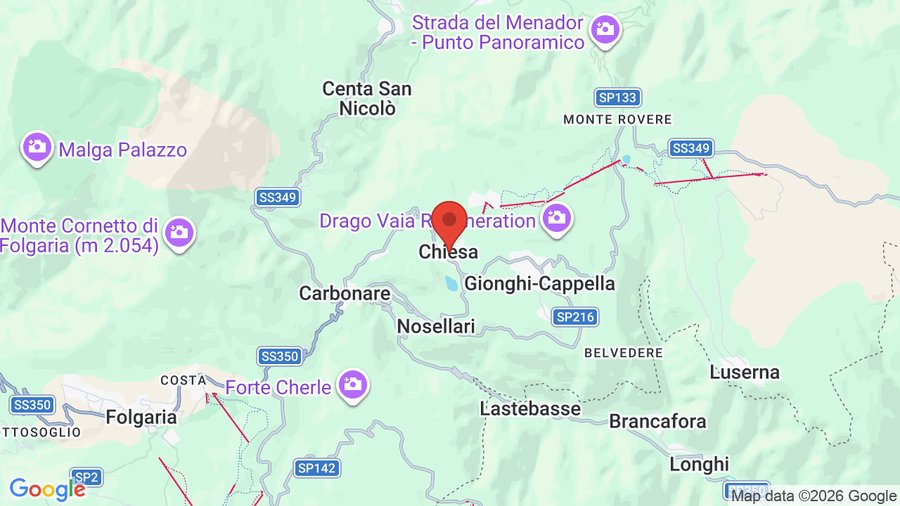 Mappa Albergo Da Villa