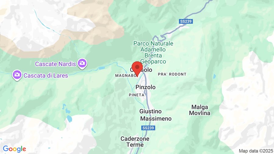 Mappa Hotel Orso Grigio