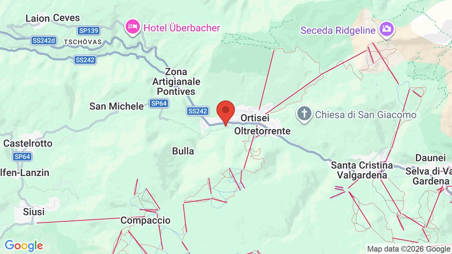 Mappa Hotel Rodes