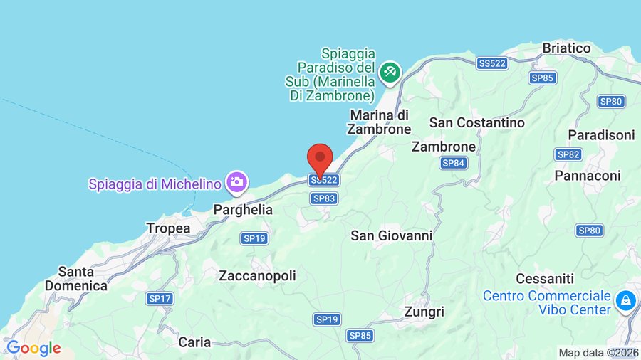 Mappa Futura Club Smart Baia Tropea